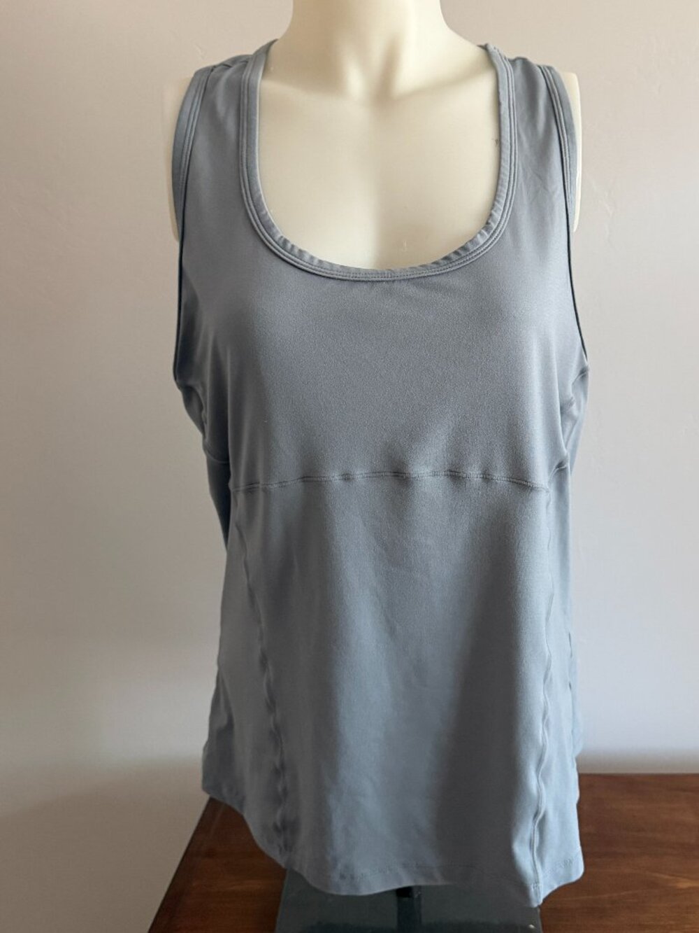 Fabletics Women's Blue Racerback Tank Top Size L